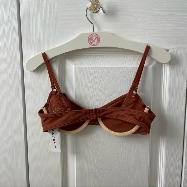Pacsun Adele Brown Bralette Bikini Top - Image 3
