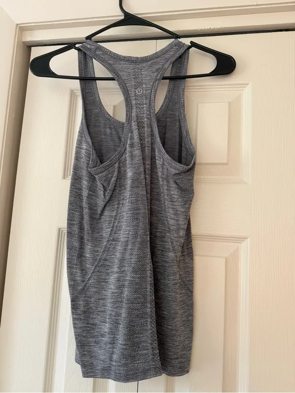 lululemon athletica Gray Racerback Seamless Tank - Image 2
