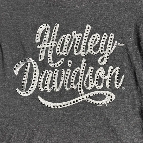 Harley Davidson Bling Womens T-Shirt Size XS - Image 4