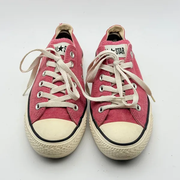 Converse Chuck Taylor All Star Low Top Sneakers Womens 7 Pink Canvas - Image 3