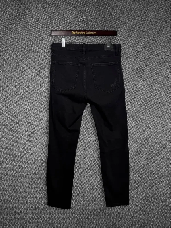 Black Distressed High Rise Jegging Jeans - Image 8