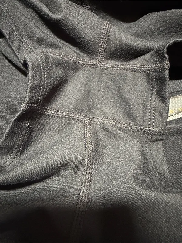 Free People Movement You’re a Peach Black White Detail Shorty Booty Short Medium - Image 7