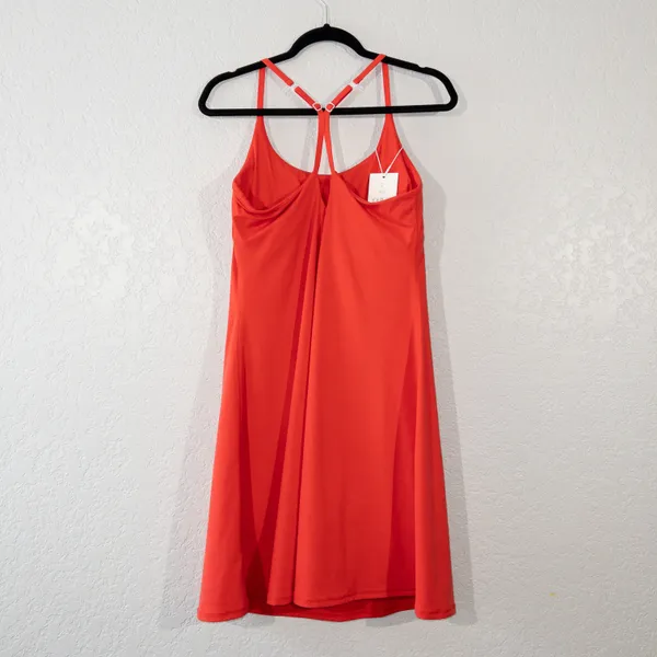 Halara NWT Poinsettia Red Softlyzero Backless Cut Out Active Dress Size Large - Image 8