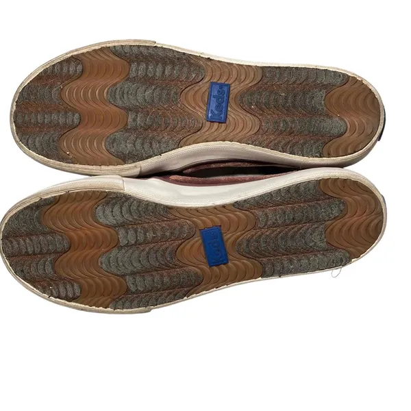 Keds Suede Slip On Sneakers Casual Comfort Walking Shoes Mauve‎ Size 8 - Image 3