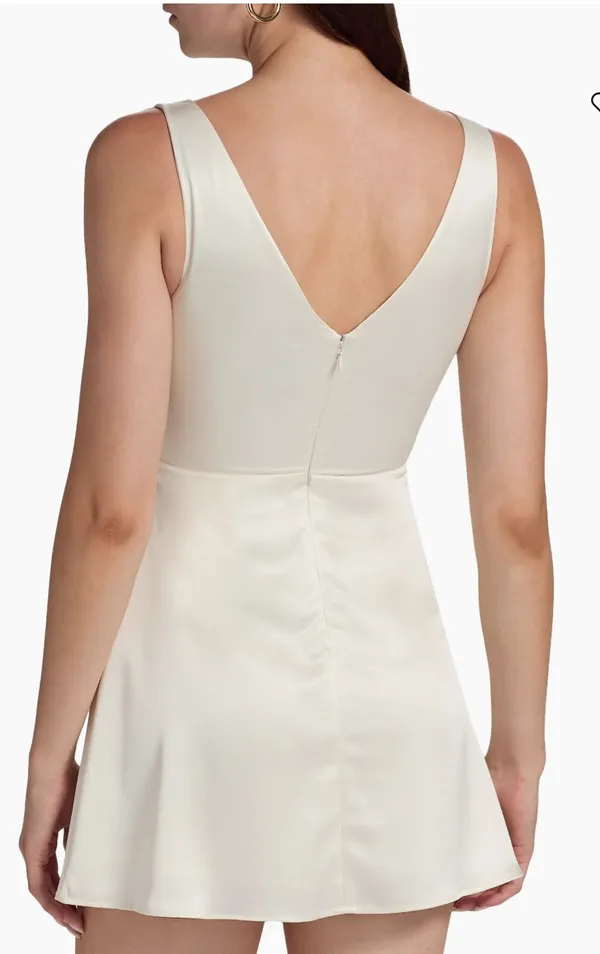 Reformation Zenni Satin Dress - Image 2