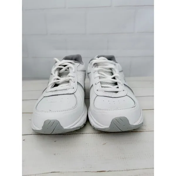 Dr. Scholl's NWOT White Leather Women's Gel Cushion Sneakers Size 6.5W - Image 5