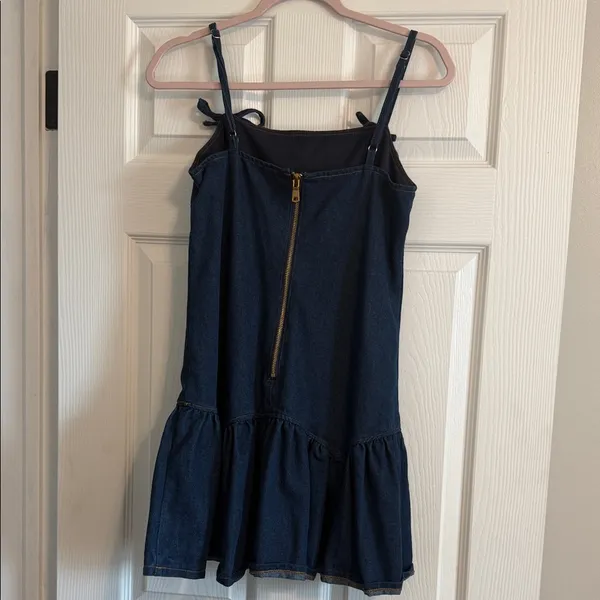 Avec Les Filles Navy Blue Casual Dress - Image 3