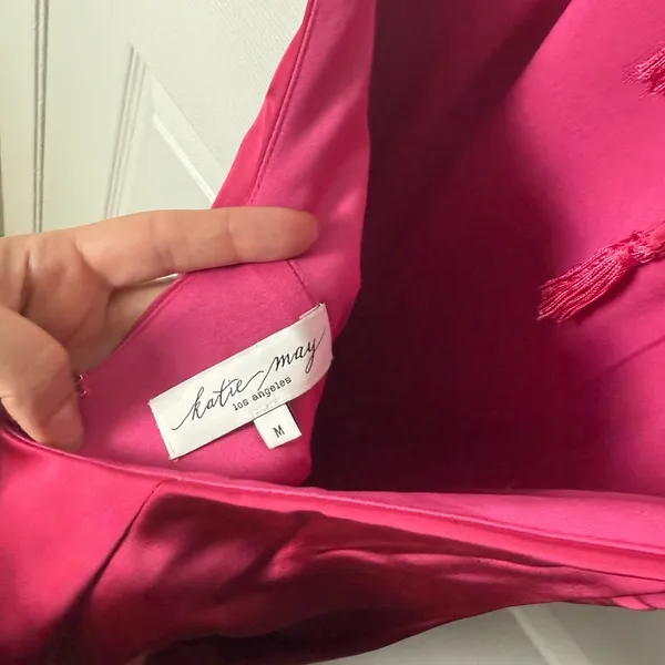 Katie May Cher Gown in Pink Peacock M - Image 8