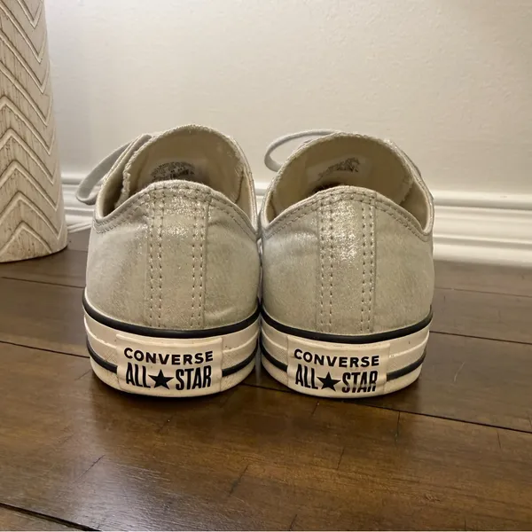 Converse Chuck Taylor All Star Low Top Metallic Shimmer Sneakers size 9 - Image 10