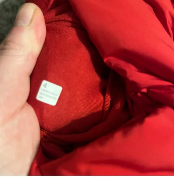 Lunar New Year Red Wunder Puff Vest Size 4 - Image 2