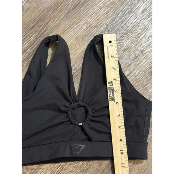 Gymshark Whitney Simmons Blk Quiet‎ Luxury Minimalist Athleisure Mesh Sports Bra - Image 14