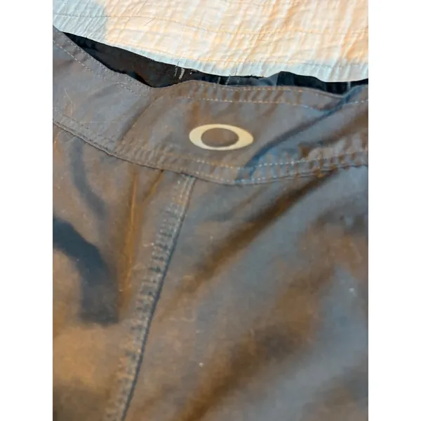Oakley Board Shorts Womens 32 Waist Black Gray Surf Swim Trunks 581860 01K - Image 3