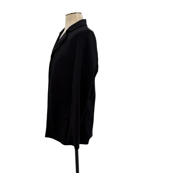 Athleta Eastbound Blazer Black Open Front Stretch Knit Jacket Size‎ 4 - Image 7