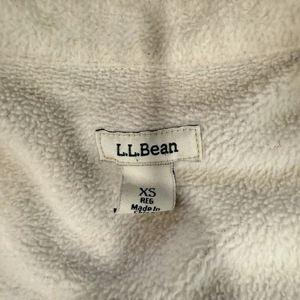 LL Bean Red Buffalo Plaid Fleece Lined‎ Flannel Hooded Shirt Jacket Shacket XS - Image 10