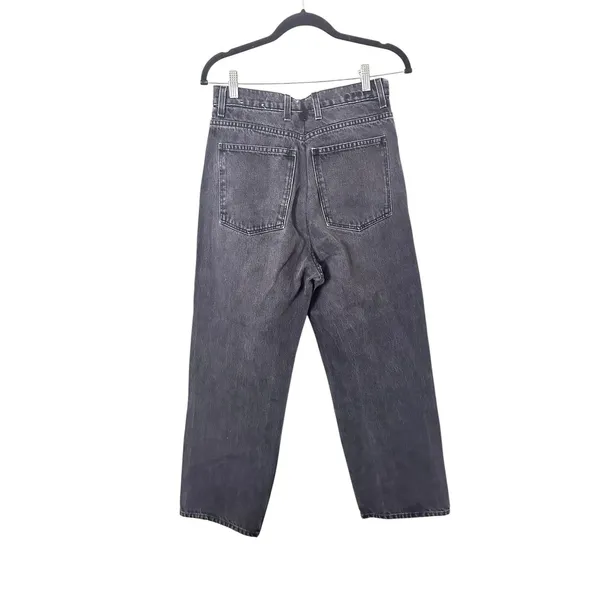 B SIDES Elissa‎ Relaxed Wide Leg Denim Faded Black Sz 29 - Image 3