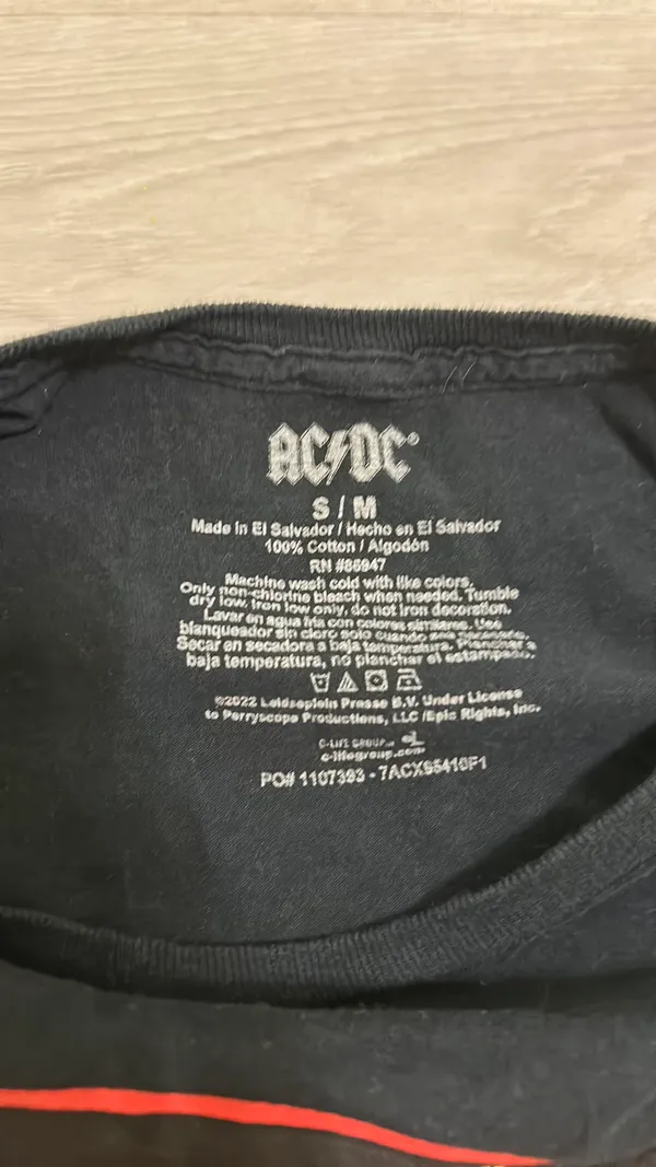 Ac dc crop top - Image 2
