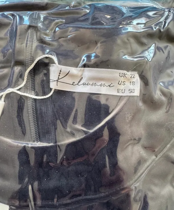 Black Dress Size 18 - Image 3