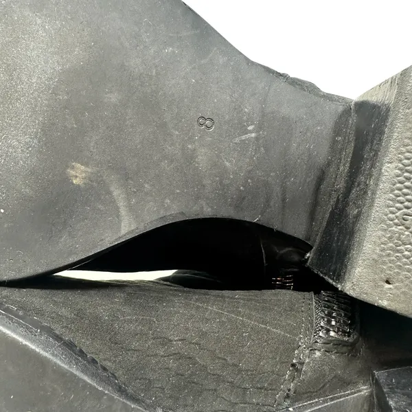 Jeffrey Campbell Ibiza Boone Chelsea Boots‎ Croc Embossed Suede Black US 8 - Image 12