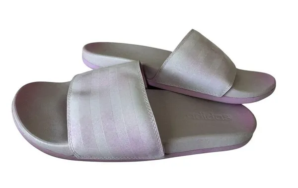 Adidas Adilette Comfort Slides Women’s 8 Pink Ombre Slip-On Sandals FZ4878 - Image 5