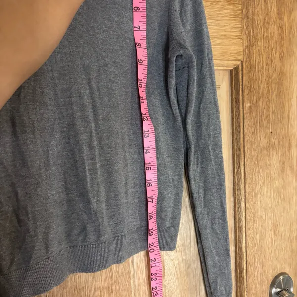 Mango women’s Gray Turtleneck tees long sleeve size M  - Image 4