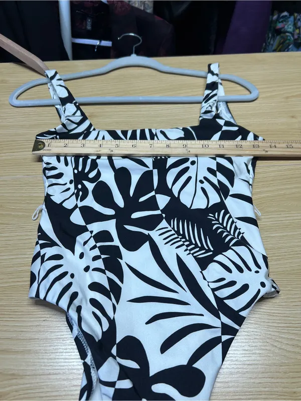 Sunshine79 Optic Tropic One-Piece Swimsuit - Black & White - Image 13