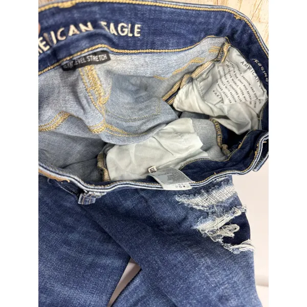 American Eagle Next Level‎ Stretch Next Level Stretch 4 Distressed Skinny Jeans - Image 4