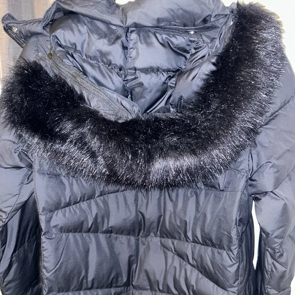 Columbia Women's Puffer Removable Hoodie Faux Fur Trim Zipper X-Small - Image 6