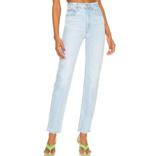 Levi's Light Wash 70s High Slim Straight Denim Jeans Womens‎ Size 31 Blue - Image 3