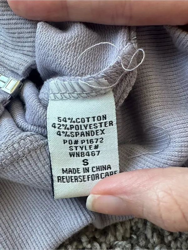 Cropped Lavender Zip - Image 5