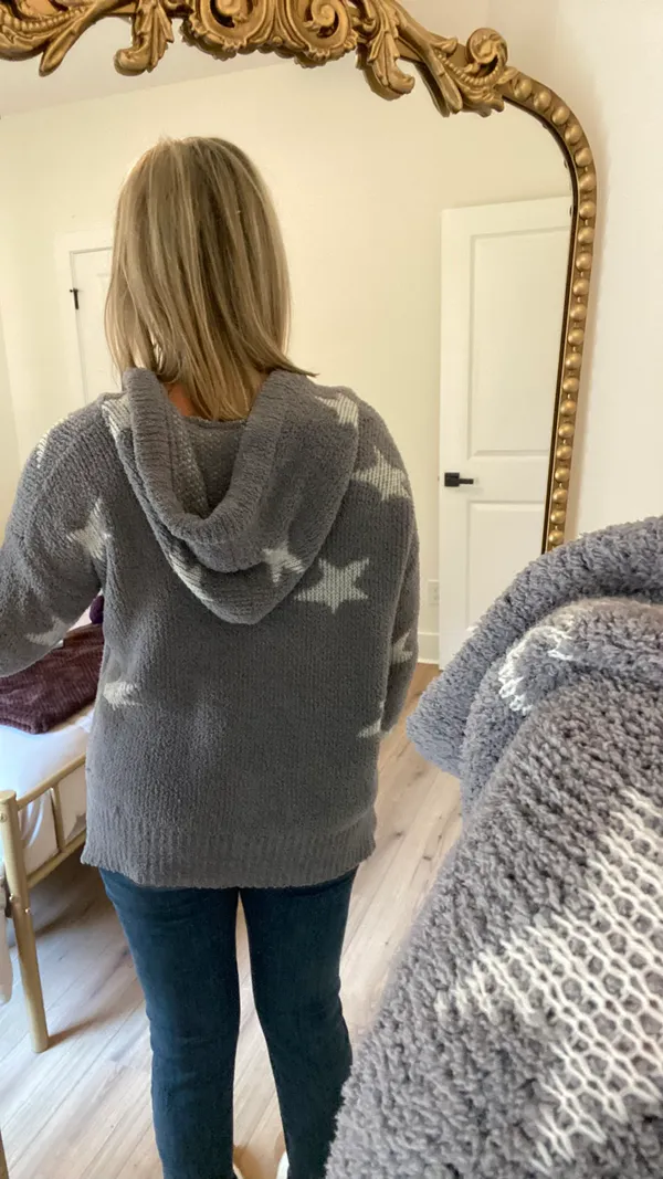 POL Grey Star Sweatshirt - Image 2