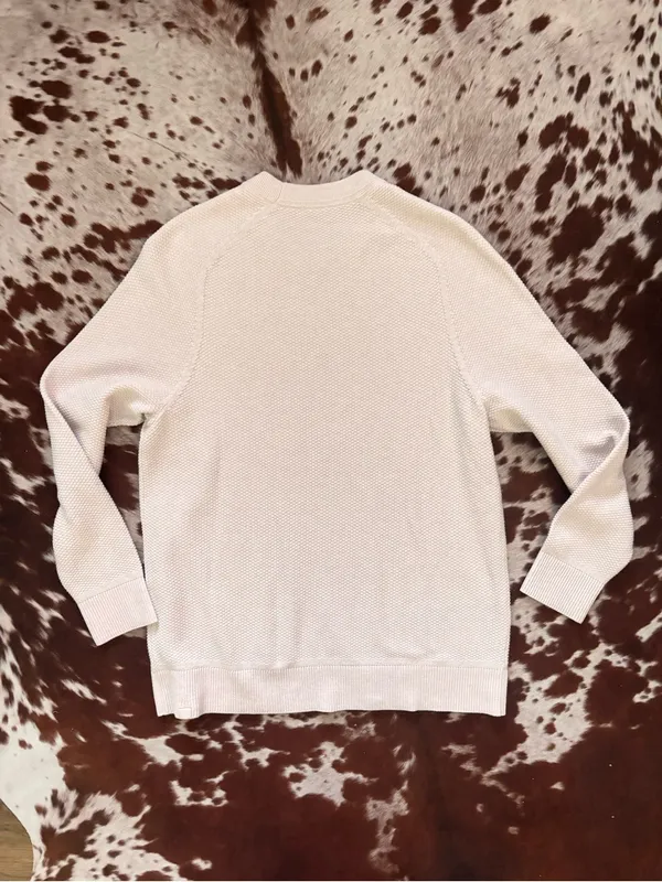 lululemon athletica Cream Crewneck Sweater size small - Image 4
