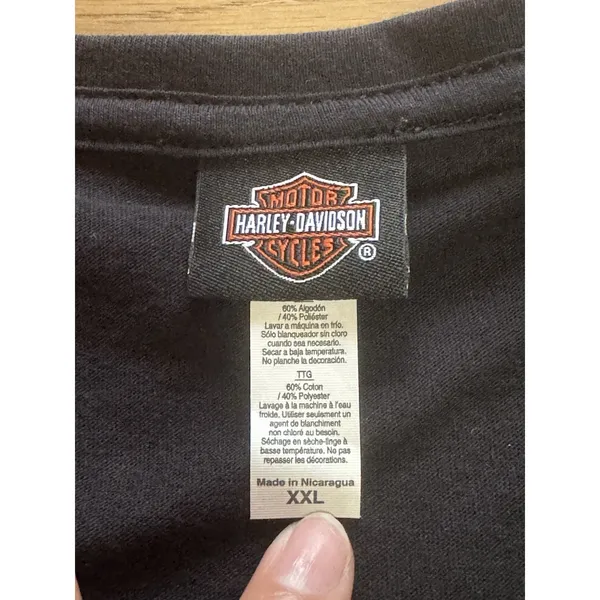 Harley Davidson‎ Motorcycles Womens V-Neck Size XXL Maui Hawaii Short Sleeve TEE - Image 9