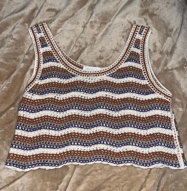 Rebellion Knit Crop Top - Image 2