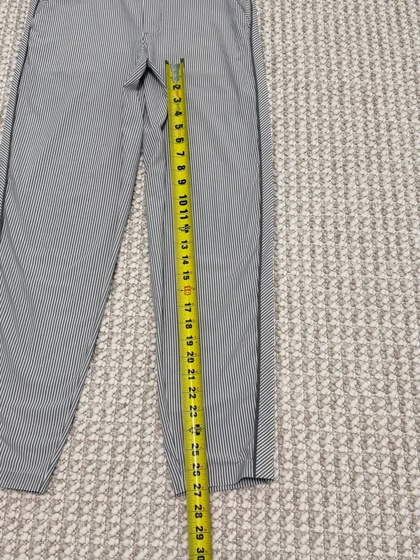 ATHLETA Brooklyn Textured Ankle Pant Size 4 City Stripe - Image 4