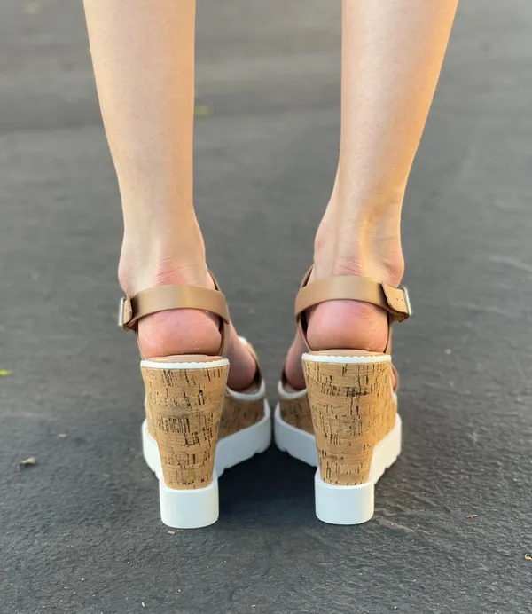 Soda Tan/natural Cork Platform Wedge - Image 4