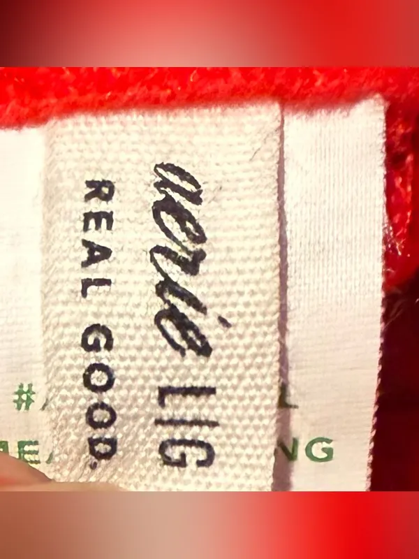 aerie Red Lace Longline Bralette size L - Image 13