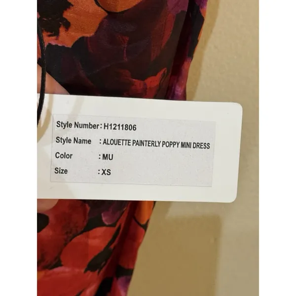 SAYLOR Alouette Floral Mini Cocktail Sweetheart Dress Women's Size XS New $275 - Image 9