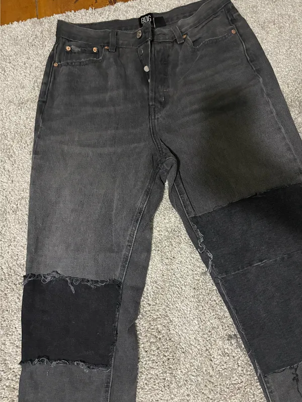 BDG Patchwork Black Jeans - Image 5