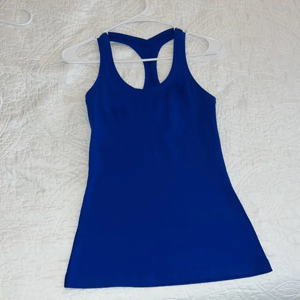 LULULEMON COOL RACERBACK - ROYAL BLUE - size 4 - Image 3