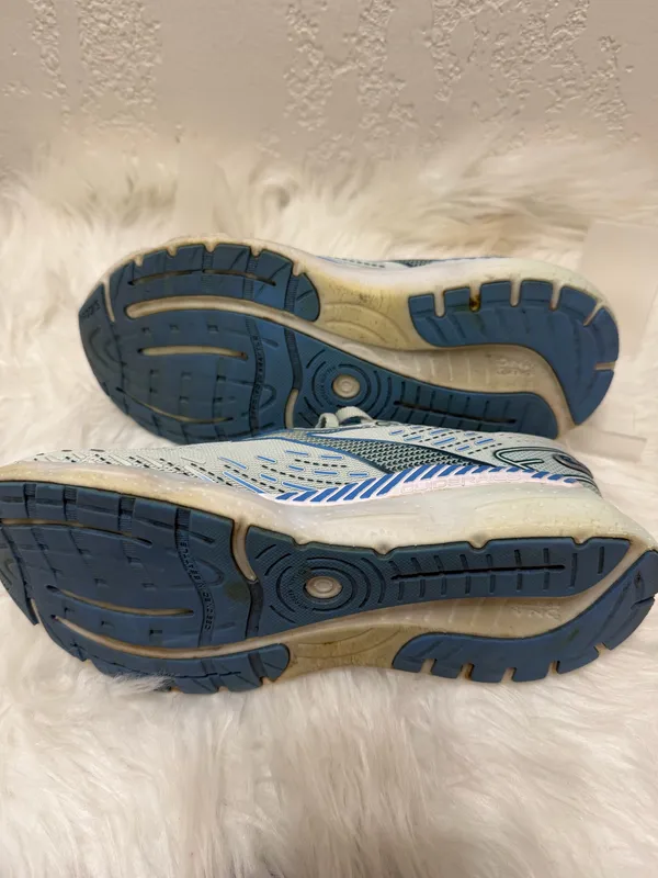 Brooks Glycerin GTS 20 Women’s Running Shoes Gray Blue Size 9 Stability Sneakers - Image 4