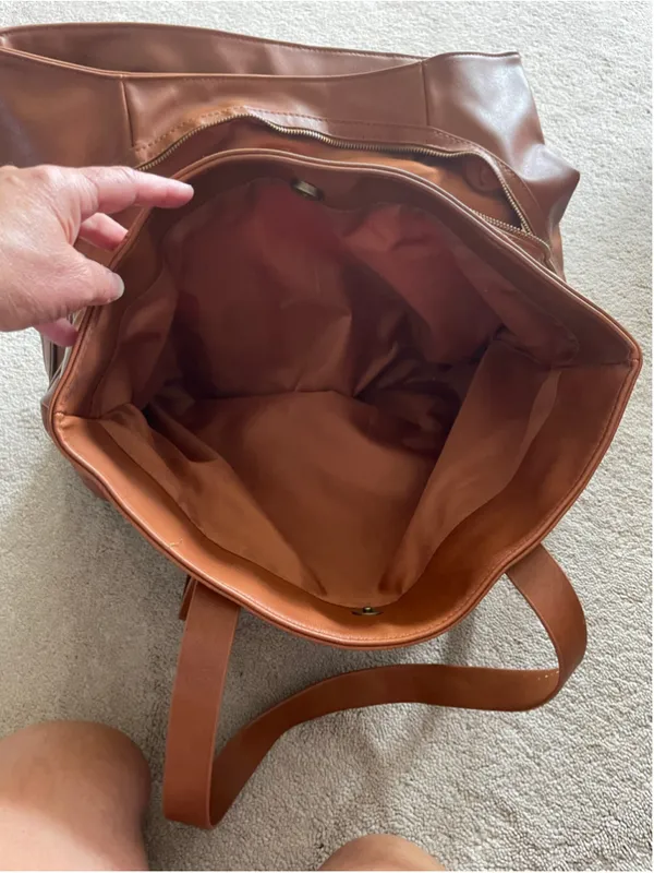 Universal Threads Women's Universal Thread Brown Tote Bag One Size - Image 4