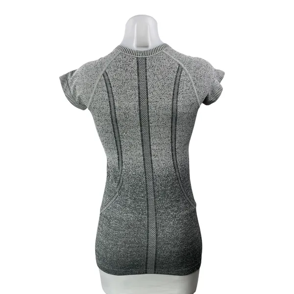Lululemon Swiftly Tech 2.0 Gray Short Sleeves Ombre Athletic Tee T-shirt Top M - Image 3