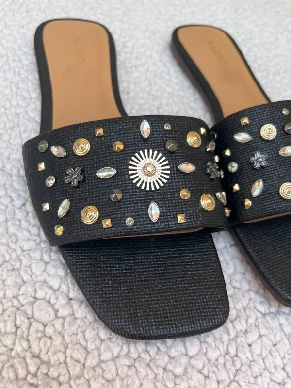 ALDO Embellished Sandals 8.5 - Image 3