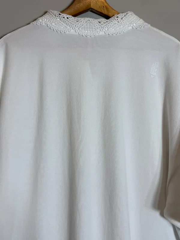 Free People FP Movement Tee Time Top Women's XS White Tennis Polo Sporty NWOT - Image 14