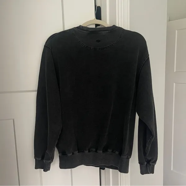 Anine Bing Black Romona Crewneck Los Angeles Sweatshirt black wash‎ pullover - Image 7