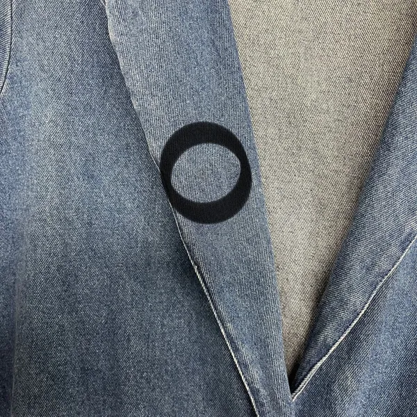 Lisa Josephs Vintage Longline Cotton Retro Oversized Denim Jean Jacket Pockets - Image 3