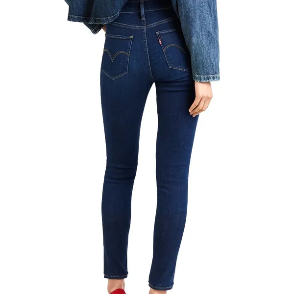 Levi’s 720 High Rise Super Skinny Blue Jeans - Image 4