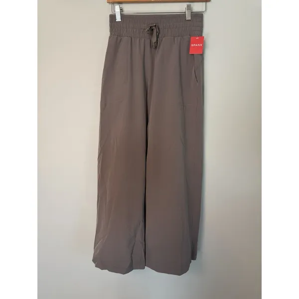 Spanx Sz XS Out Of Office Cropped Wide Leg Pant Smoke NWT - Image 2