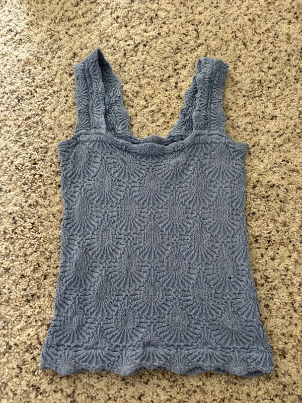 Free People Love Letter Floral Knit Camisole - Image 2