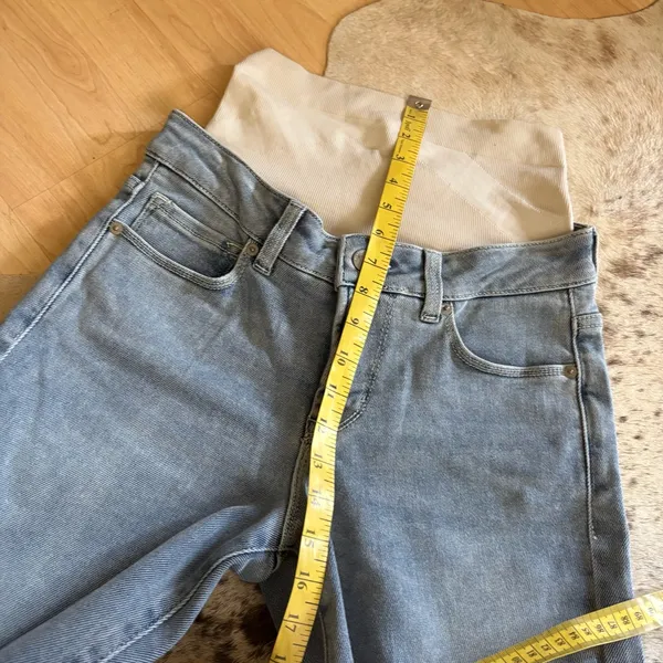 BLANQI Maternity Straight Leg Light Wash Jeans‎ Size 0 - Image 7